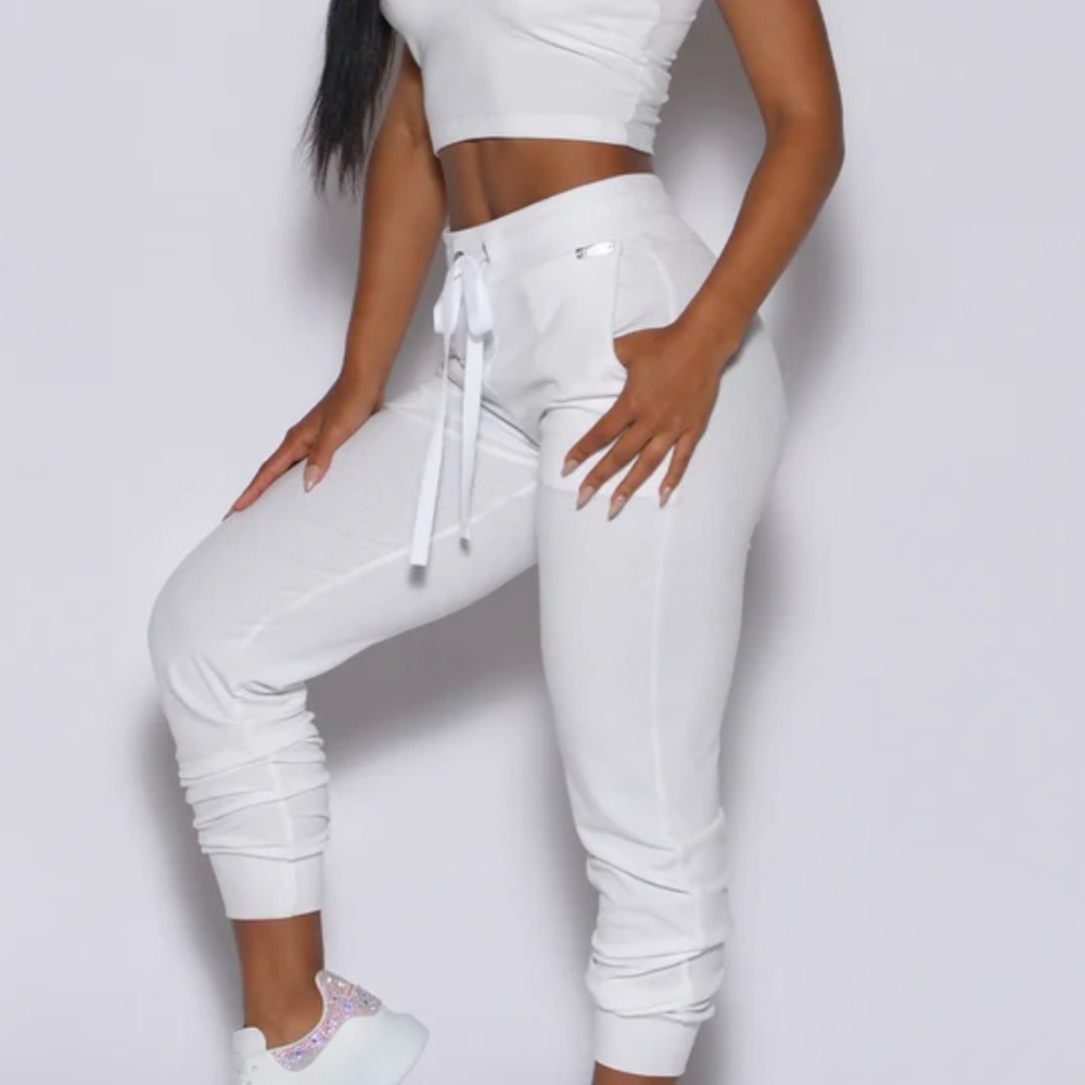 Bombshell Sportswear White Joggers